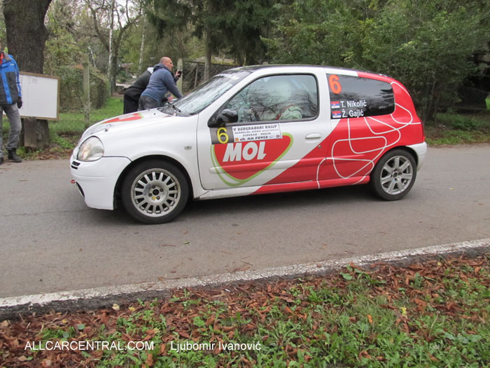  Renault Clio RS Zivko - Gajic 5th Belgrade Rally 2014
