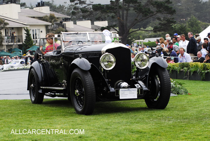 Bentley Speed Six Vanden Plas Dual Cowl Tourer 1929 Most Elegant Open Car
