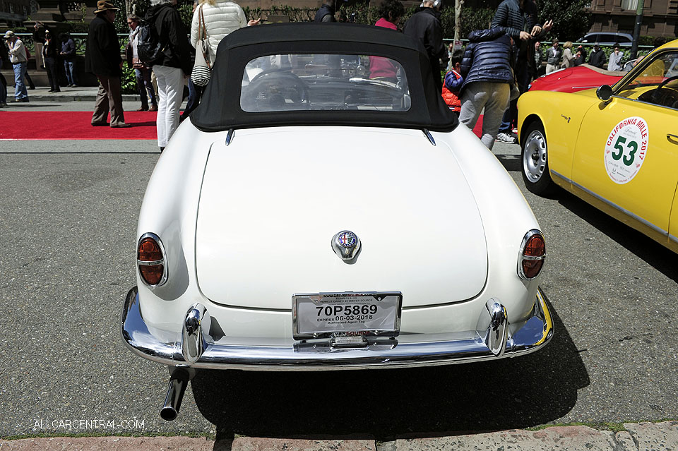 Alfa Romeo 750F Giulietta Spider Veloce 1958 California Mille 2018