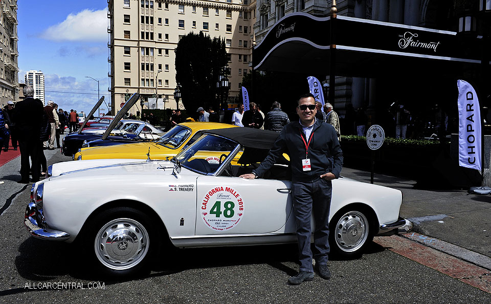 Alfa Romeo 750F Giulietta Spider Veloce 1958 California Mille 2018