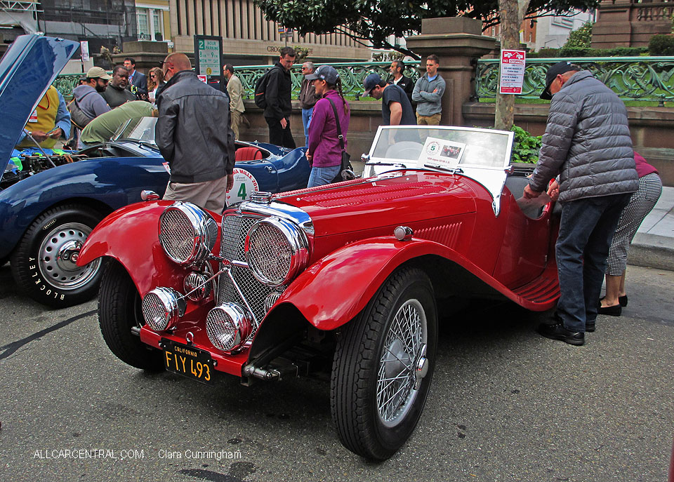  Jaguar SS100 3.5L 1939 California Mille 2018 C Cunningham 