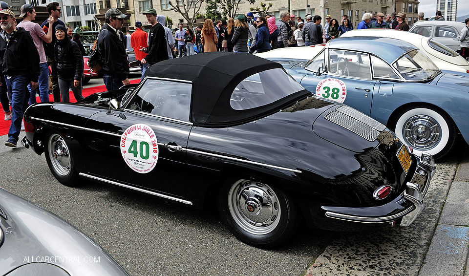 Porsche 356B-T6 1600S 90 1962 California Mille 2018