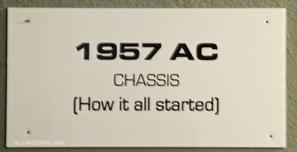  AC Chassis 1957 Cobra Experience Museum 