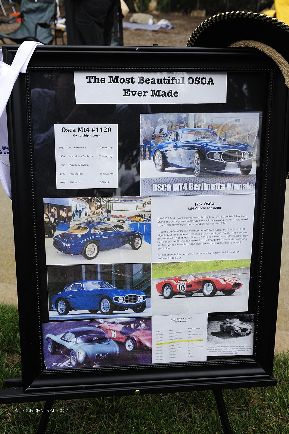 OSCA MT4 Vignale sn-1120 1952 Concorso Italiano 2016