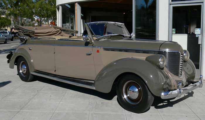 Desoto S-5 4 Door Convertible 1938