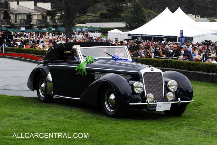 Delage D8 120 Henri Chapron Cabriolet 1939 1st Elegance  Motion