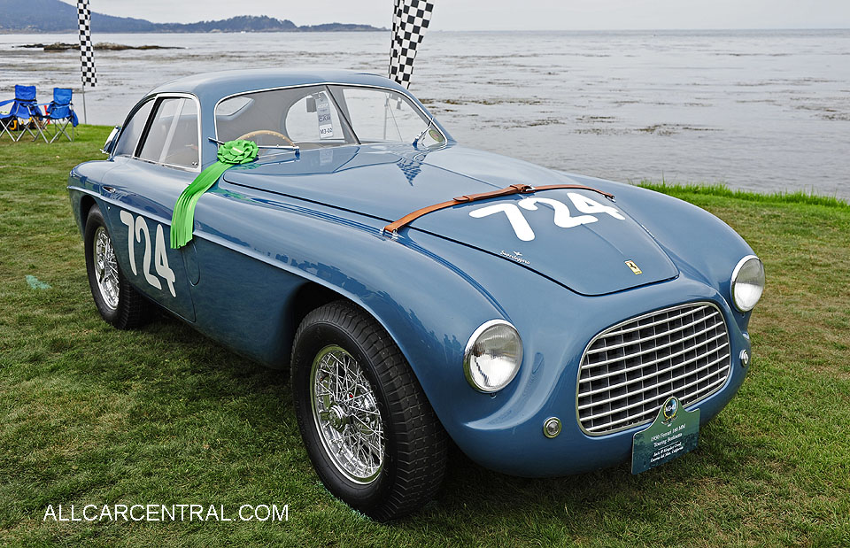  Ferrari 166 MM Touring Berlinetta sn-0026M 1950 Pebble Beach Concours d'Elegance 2017