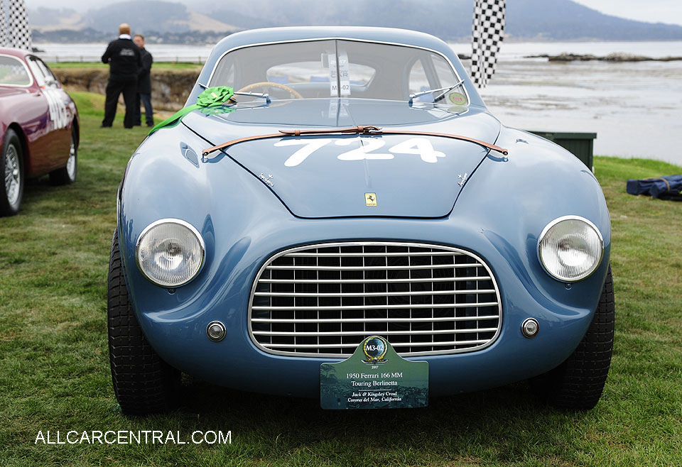  Ferrari 166 MM Touring Berlinetta sn-0026M 1950 Pebble Beach Concours d'Elegance 2017