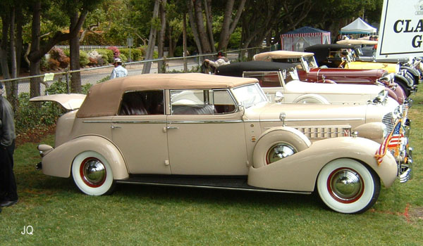 1938 Cadillac V8 convt sedan John Quilter- Photo 2009