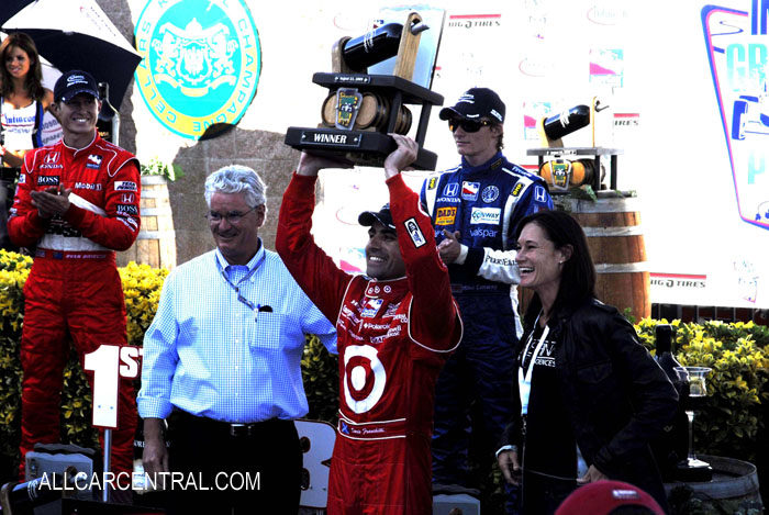 Dario Franchitti, Ryan Briscoe, Mike Conway 