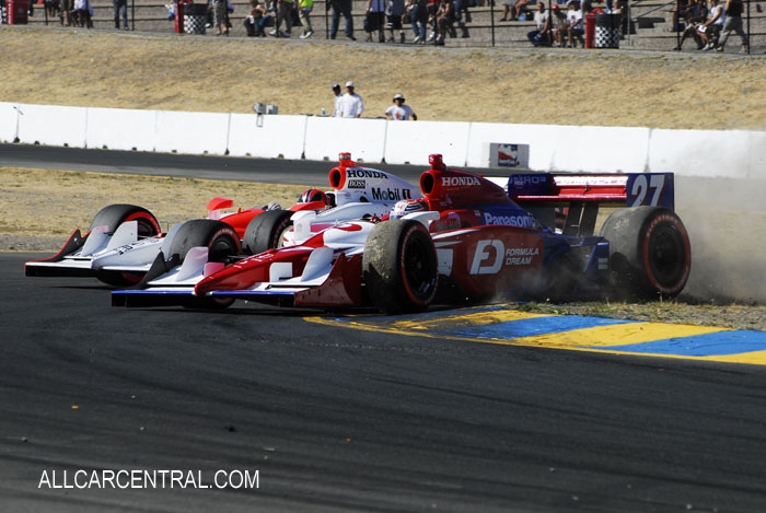 Hideki Mutoh and Helio Castroneves at the S