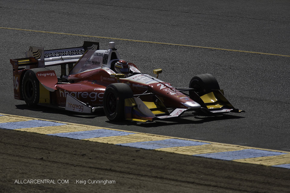  Carlos Munoz IndyCar GoPro Grand Prix of Sonoma 2016