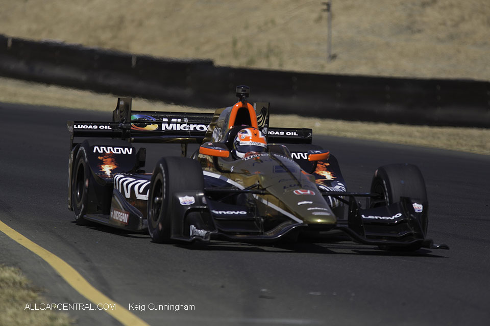  James Hinchcliffe IndyCar GoPro Grand Prix of Sonoma 2016