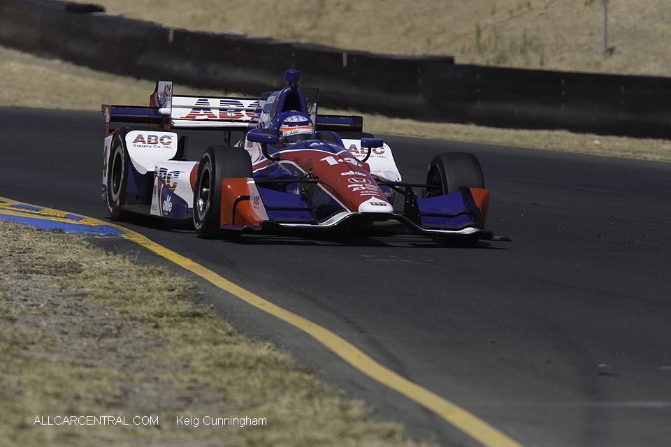  Takuma Sato IndyCar GoPro Grand Prix of Sonoma 2016