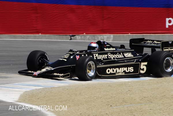 Lotus Type 79 1978 Mario Andretti on exhibition lap