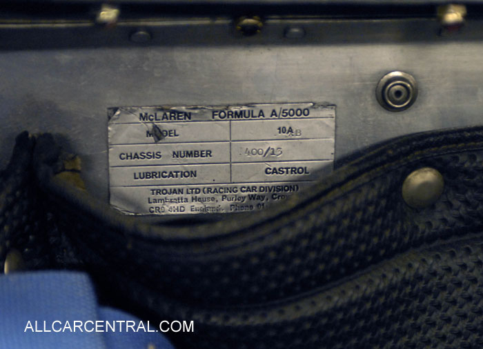 McLaren M10 F5000 sn-13 1969
