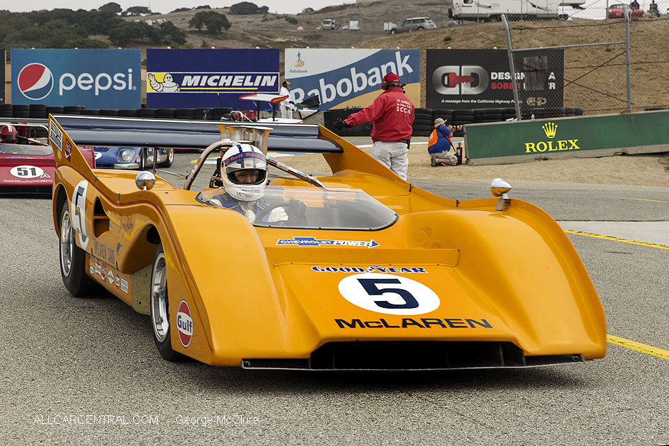  McLaren 
CANAM M8F sn-M8F-1 1971 Monterey 
Motorsports Reunion 2016 George McClure 
