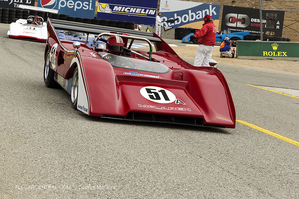  McLaren 
M8E-F 1971 Monterey Motorsports Reunion 
2016 George McClure 