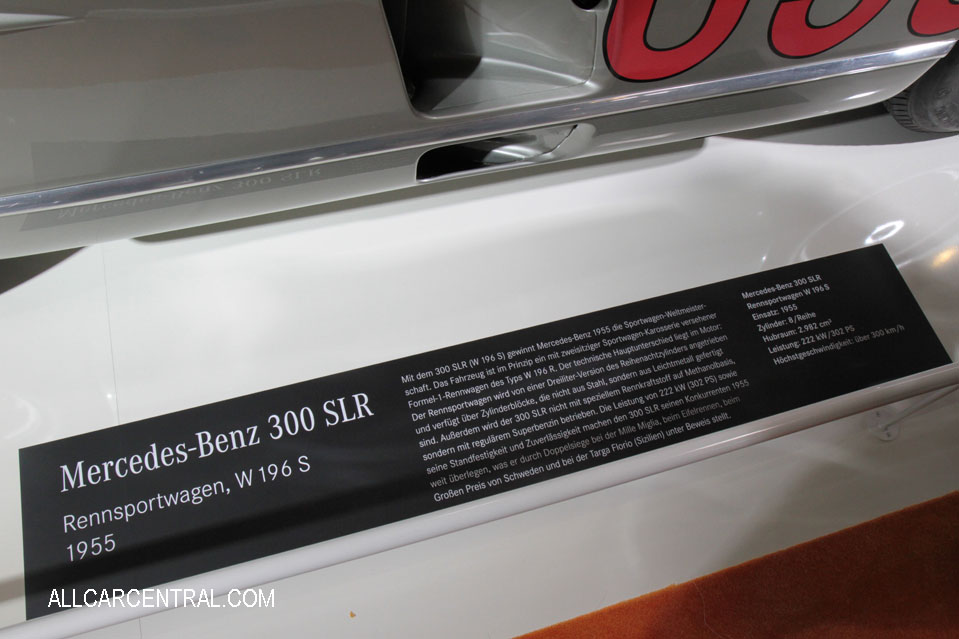  Mercedes-Benz 300SLR W196S 1955 Techno Classica 2014 Joachim Gruchot Photo 
