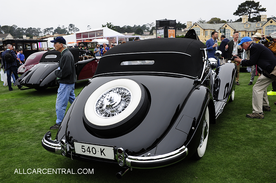  Mercedes-Benz 540K Cabriolet 1937 Pebble Beach Concours d'Elegance 2016 
