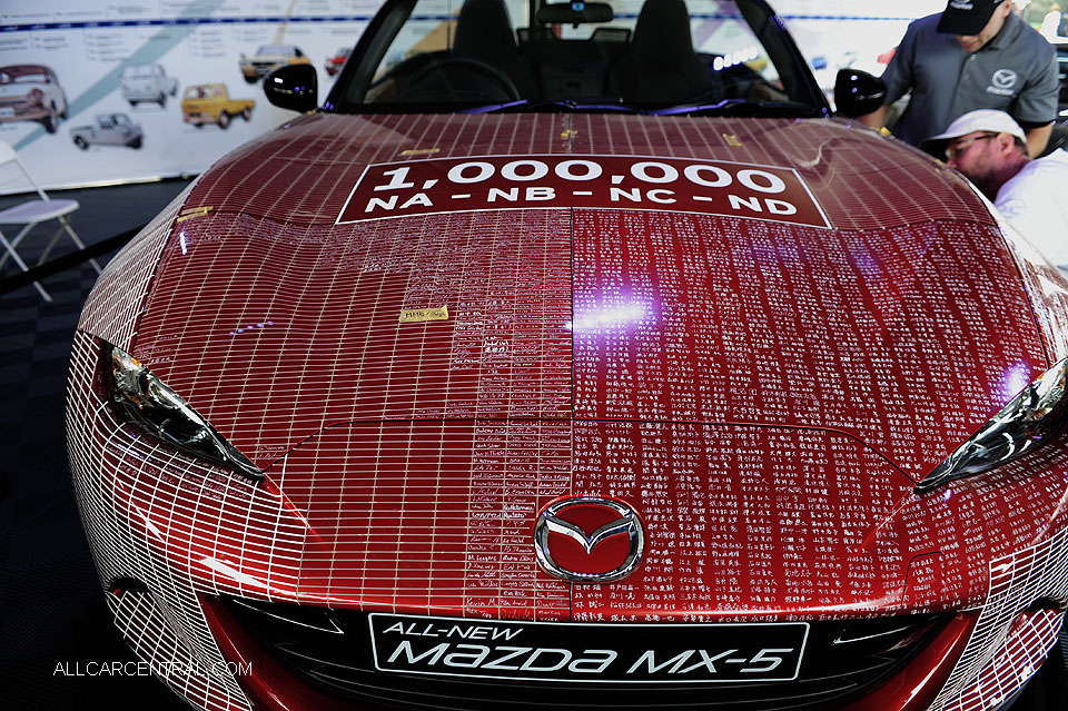  Mazda MX-5 Miata 1,000,000 car made 2016  Monterey Motorsports Reunion 2016