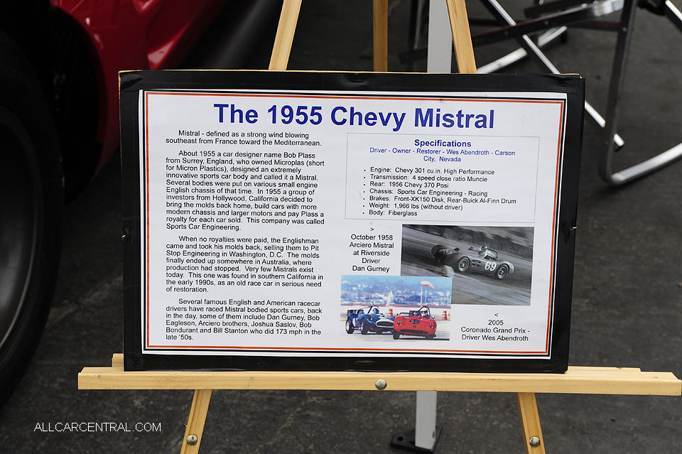  Mistral Chevy 1955  Monterey Motorsports Reunion 2016