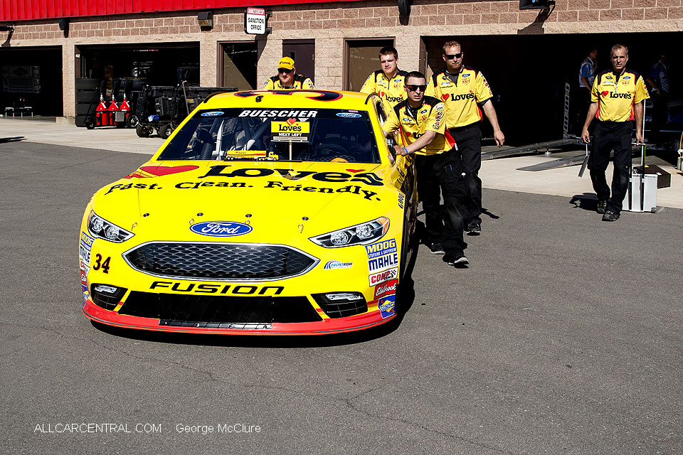 Car 34 Chris Buescher  NASCAR California Auto Club 400 Fontana, California