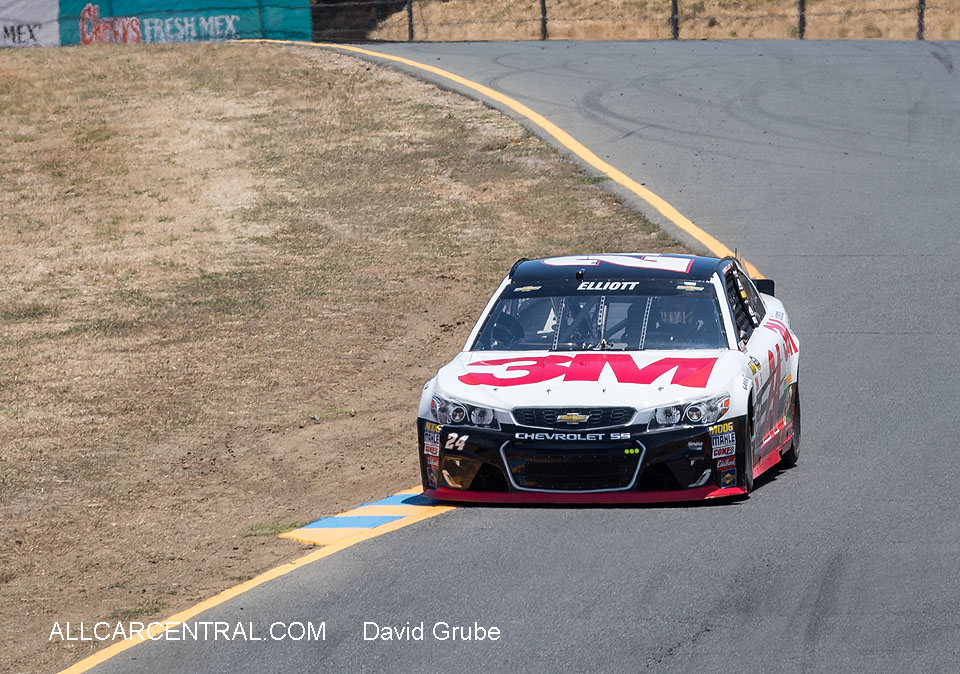  Chase Elliott NASCAR Sonoma Raceway Toyota-Save Mart 350 2016  Friday Practice 