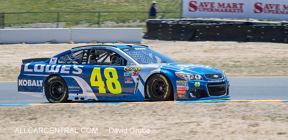  Jimmie Johnson NASCAR Sonoma Raceway Toyota-Save Mart 350 2016  Friday Practice 
