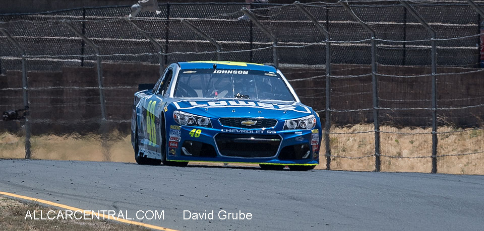  Jimmie Johnson NASCAR Sonoma Raceway Toyota-Save Mart 350 2016  Friday Practice 