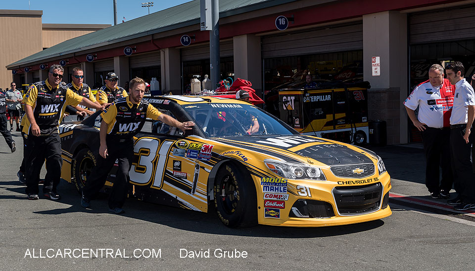  Ryan Newman NASCAR Sonoma Raceway Toyota-Save Mart 350 2016  Friday Practice 