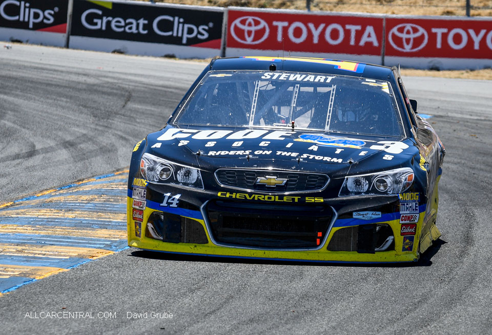 Tony Stewart NASCAR Sonoma Raceway Toyota-Save Mart 350 2016