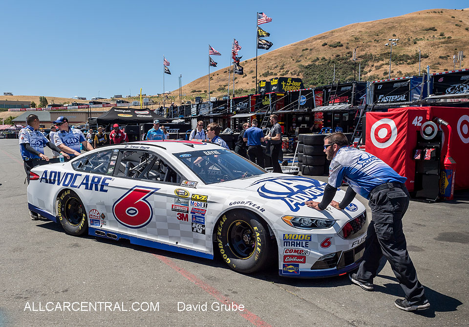  Trevor Bayne NASCAR Sonoma Raceway Toyota-Save Mart 350 2016  Friday Practice 