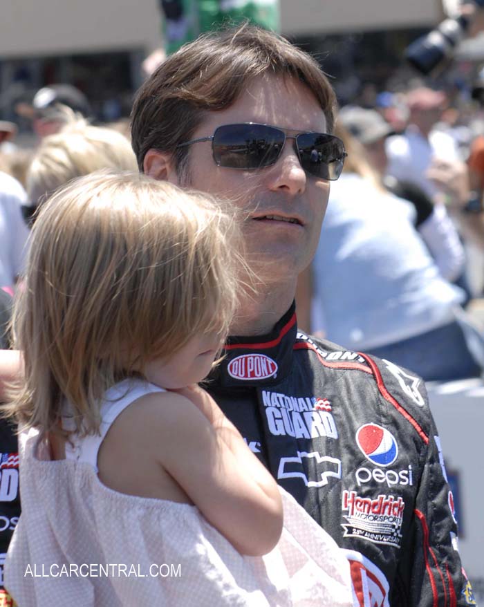 Jeff Gordon & Miss Gordon NASCAR Infineon Raceway 2009