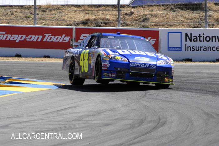 Jimmie Johnson NASCAR Infineon Raceway 2009