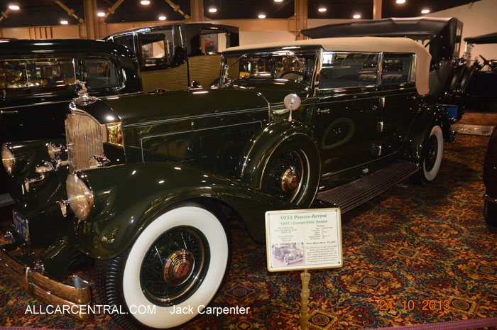 Pierce Arrow 1247 Convertible Sedan 1933 Nethercutt Museum 2013