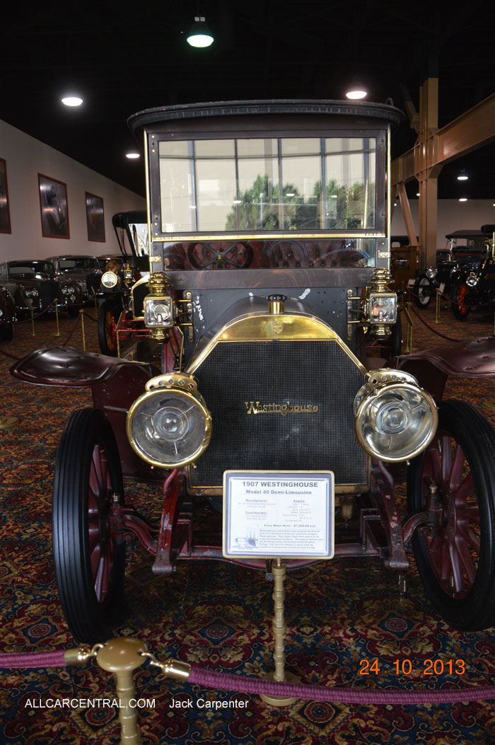 Westinghouse Model 40 Demi-Limousine 1907 Nethercutt Museum 2013