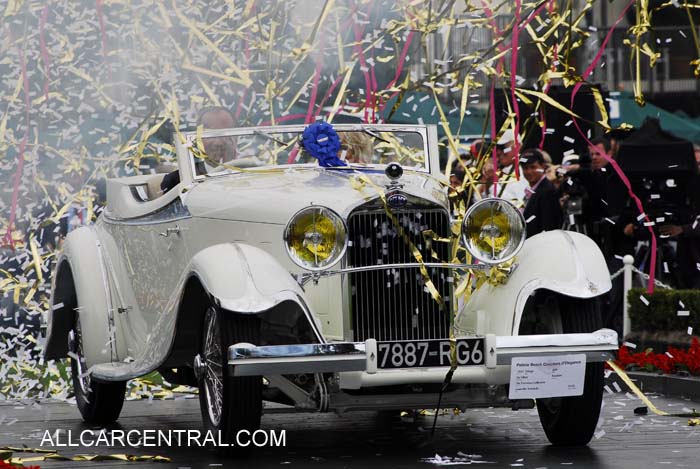 Best of Show Delage D8S De Villars Roadster 1933 Pebble Beach Concours d'Elegance® 2009