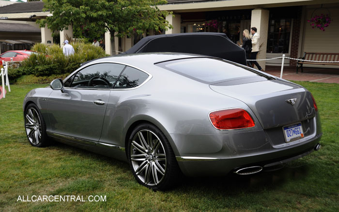 Bentley Continental GT Speed coupe 2013 Pebble Beach Concours d'Elegance 2012 