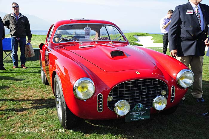  Ferrari 250 Sport Vignale Coupe sn-0156ET 1952   Pebble Beach Concours d'Elegance 2015