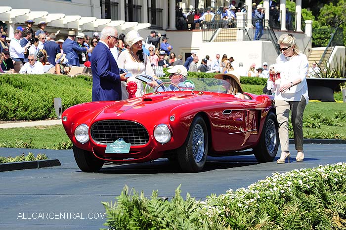  Ferrari 340 Mexico Vignale Spyder sn-0228AT 1952  Pebble Beach Concours d'Elegance 2015