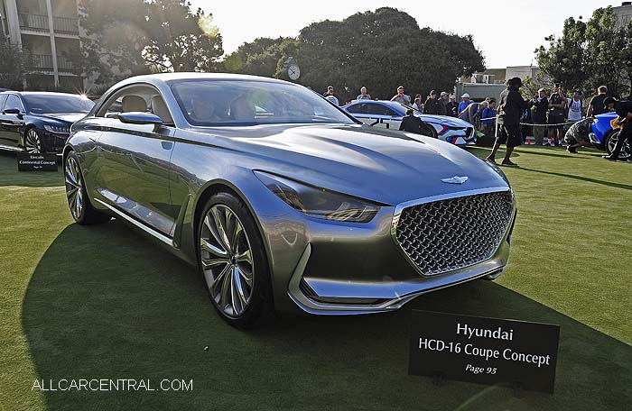  Hyundai HCD-16 Vision G Coupe Concept 2015  Pebble Beach Concours d'Elegance 2015