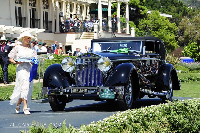 Isotta Fraschini Tipo 8A F. Ramseier & Cie Worblaufern Cabriole 1924  Pebble Beach Concours d'Elegance 2015