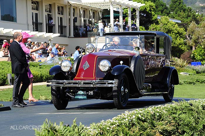 Renault 45MC Manessius Cabriolet de Ville 1926 Pebble Beach Concours d'Elegance 2015