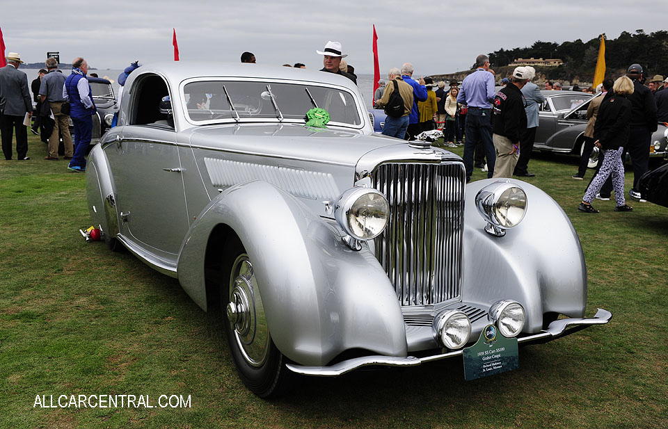  Jaguar SS Cars SS100 Graber Coupe 1938 Pebble Beach Concours d'Elegance 2017