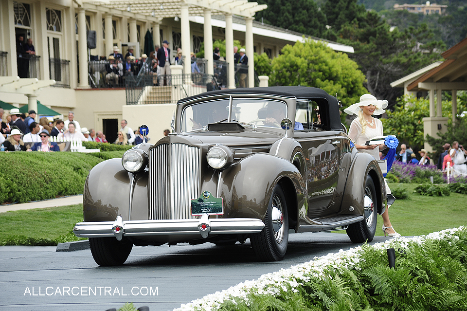  Packard 
1607 Twelve Convertible Coupe 1938 
Pebble Beach Concours 2016