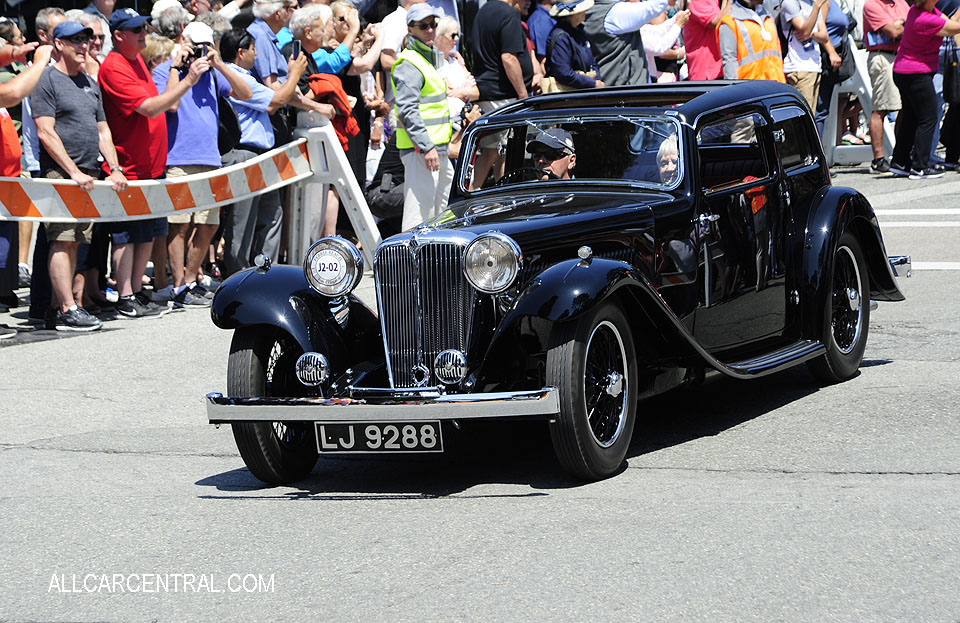  Jaguar SS Cars SS1 Fixed Head Coupe 1934 Pebble Beach Tour d'Elegance 2017