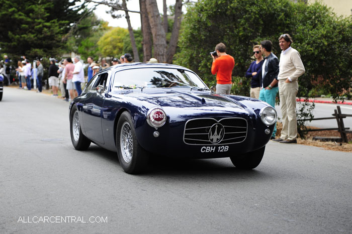  Maserati A6G-54 2000 Zagato Coupe sn-2106 1955 Pebble Beach Tour d'Elegance 2014