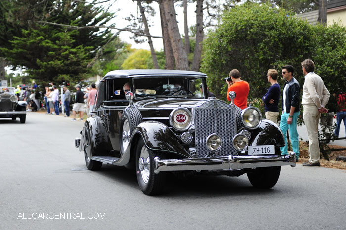   Packard 1201 Eight Graber Convertible Victoria 1935 Pebble Beach Tour d'Elegance 2014