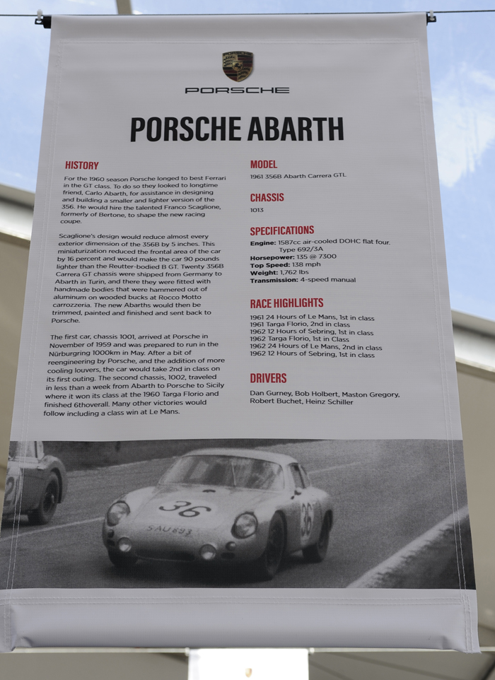 Porsche 356B Abarth Carrera GTL sn-1013 1961 Rennsport VI 2018